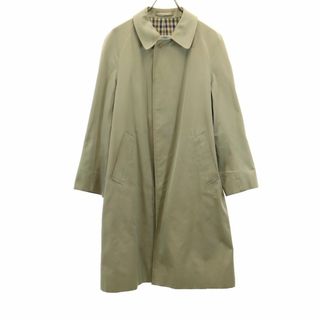 アクアスキュータム(AQUA SCUTUM)のアクアスキュータム 80s ヴィンテージ ステンカラーコート 34 カーキ Aquascutum メンズ(ステンカラーコート)