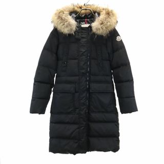 モンクレール(MONCLER)のモンクレール ダウンコート 0 0 黒 MONCLER レディース(ダウンコート)