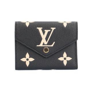 ルイヴィトン(LOUIS VUITTON)のルイヴィトン ヴィクトリーヌ バイカラーアンプラント 二つ折り財布 アンプラントレザー M80968 ユニセックス LOUIS VUITTON  中古(財布)