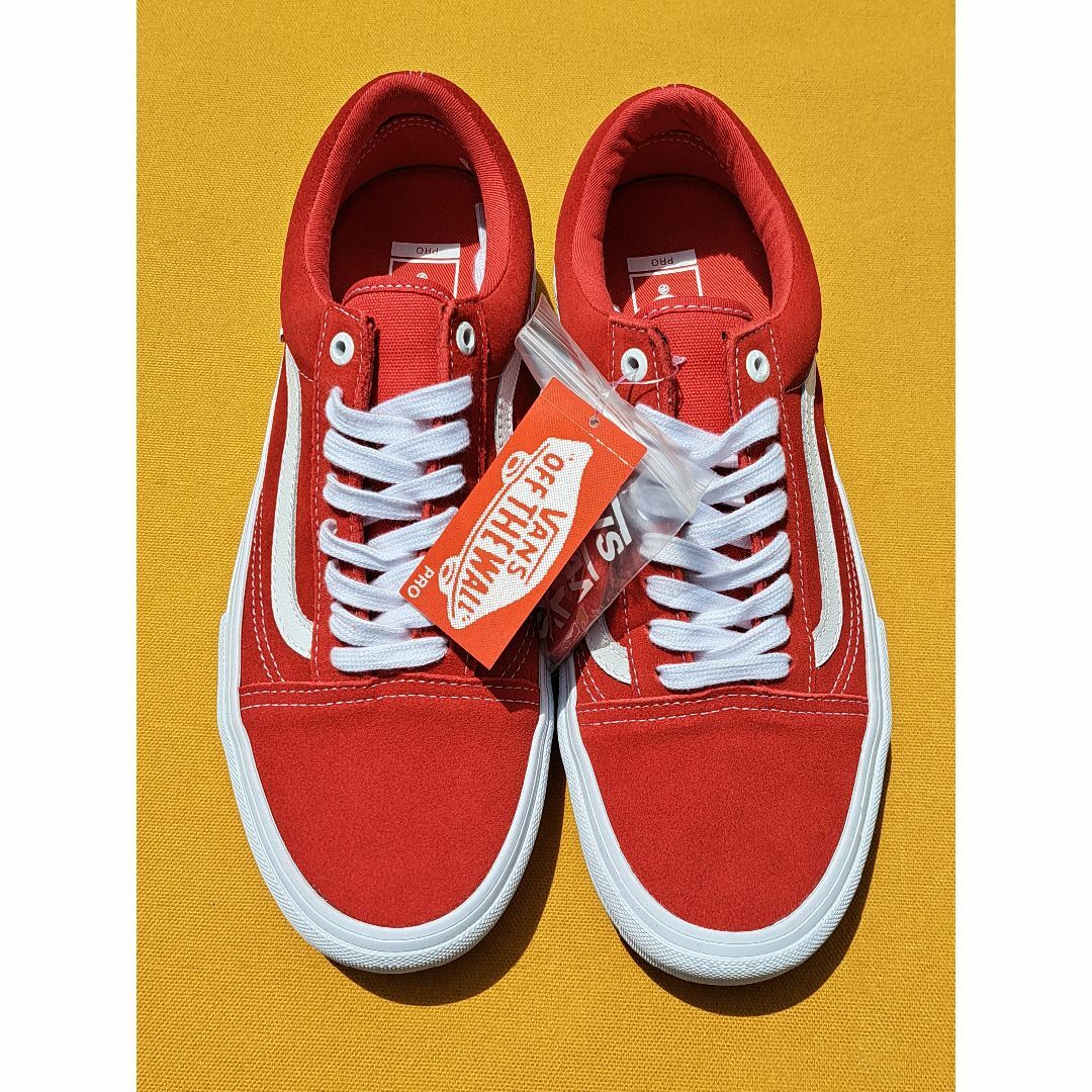 OLD SKOOL(VANS) - バンズ VANS OLD SKOOL PRO 27,5cm 赤白の OLD SKOOL(VANS) - バンズ VANS OLD SKOOL PRO 27,5cm 赤白の
