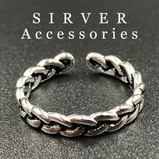 カレッジリング シルバー925 印台 リング 指輪 silver925 55 F(リング(指輪))