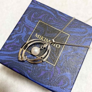 ミキモト(MIKIMOTO)のMIKIMOTO silver パールネックレス　真珠　925(ネックレス)