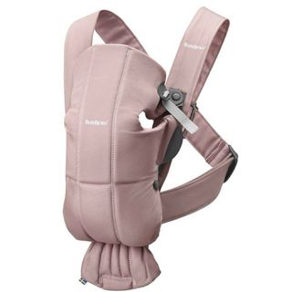 ベビービョルン(BABYBJORN)のベビービョルン ベビーキャリアmini 抱っこ紐 ダスティピンク(抱っこひも/おんぶひも)