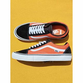 オールドスクール(OLD SKOOL（VANS）)のバンズ VANS OLD SKOOL PRO 28,0cm 黒橙白(スニーカー)