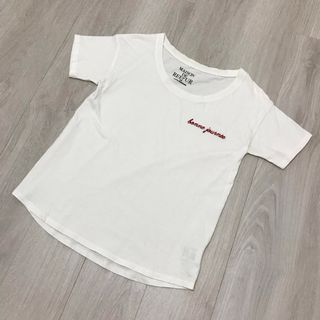 Maison de Reefur メゾンドリーファー　Tシャツ　ホワイト　ロゴ