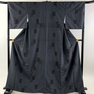 紬 身丈165cm 裄丈64.5cm 正絹 美品 名品 【中古】(着物)