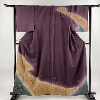 訪問着 身丈159.5cm 裄丈63.5cm 正絹 美品 秀品 【中古】(着物)