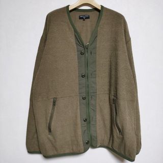 COMME des GARCONS - COMME des GARCONS HOMME COTTON PIL MILITARY LININGJACKET カーディガン ジャケット AD2022 カーキ メンズ コムデギャルソンオム【中古】4-0522M∞