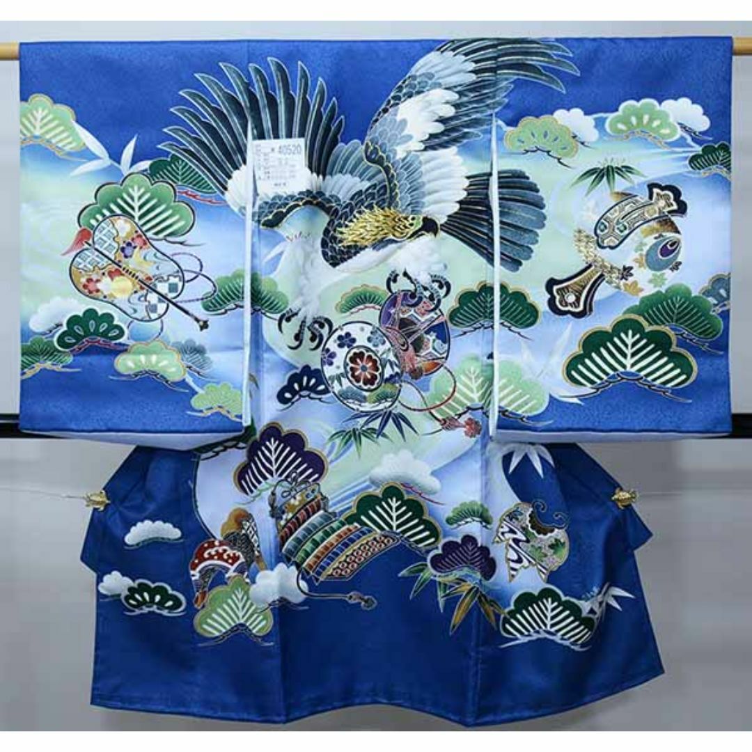新品 薫り 日本製】豪華絢爛刺繍使い❗️お宮参り着物男の子/産 新品 薫り 日本製】豪華絢爛刺繍使い❗️お宮参り着物男の子/産