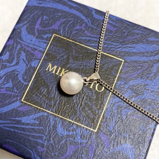 ミキモト(MIKIMOTO)のMIKIMOTO パールネックレス　真珠　silver 925(ネックレス)