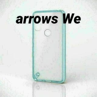 エレコム(ELECOM)のarrows We 用 ハイブリッドケース フレームカラーブルー(Androidケース)