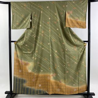 訪問着 身丈161cm 裄丈62cm 正絹 美品 秀品 【中古】(着物)