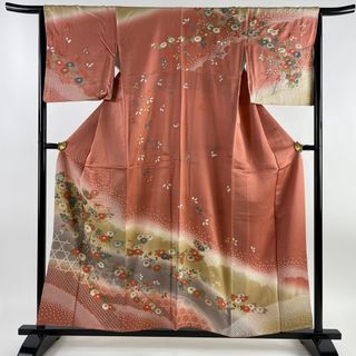 訪問着 身丈157cm 裄丈65.5cm 正絹 秀品 【中古】(着物)