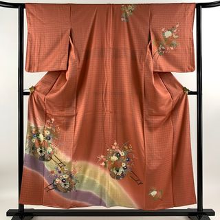 付下げ 身丈154.5cm 裄丈63cm 正絹 秀品 【中古】(着物)