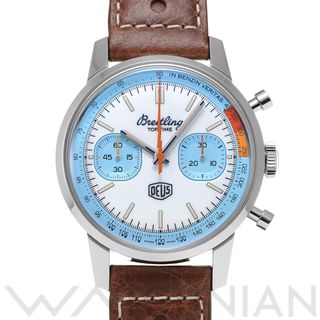 ブライトリング(BREITLING)の中古 ブライトリング BREITLING A233112A1A1X1 ホワイト /ブルー メンズ 腕時計(腕時計(アナログ))