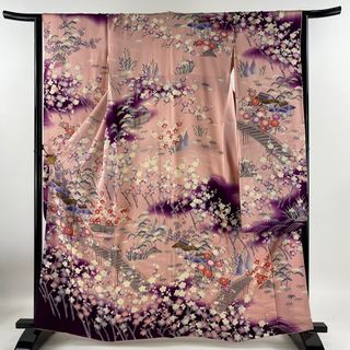 振袖 身丈161.5cm 裄丈65cm 正絹 秀品 【中古】(着物)