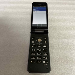 キョウセラ(京セラ)のガラケー　SIMフリー　GRATINA KYF39 4G対応(携帯電話本体)