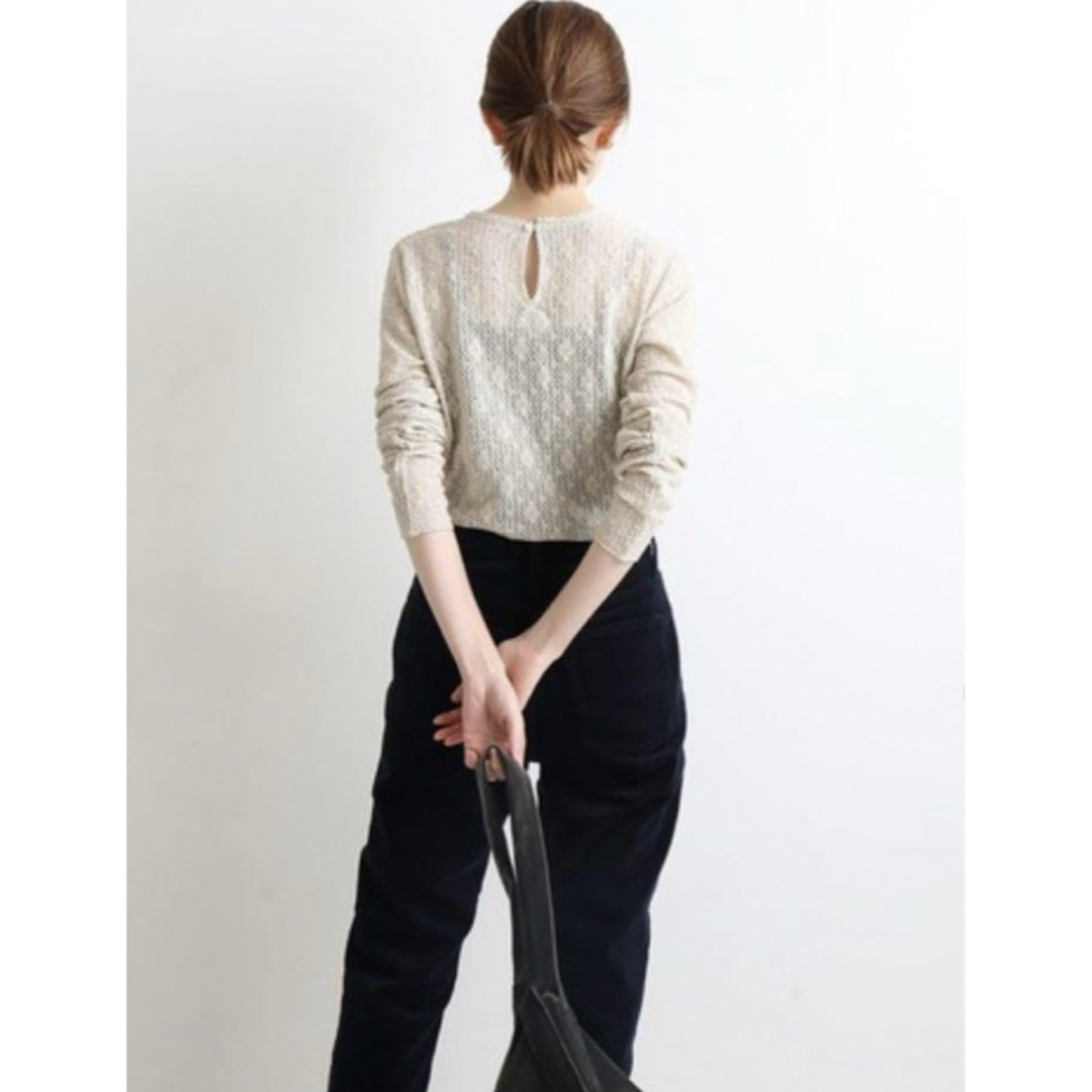 IENA - IENA ストレッチレースプルオーバー レース チュール IENA - IENA ストレッチレースプルオーバー レース チュール
