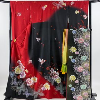 振袖 身丈164cm 裄丈63.5cm 正絹 美品 秀品 【中古】(着物)