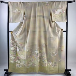 訪問着 身丈163cm 裄丈66.5cm 正絹 秀品 【中古】(着物)