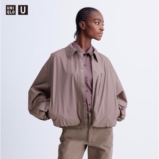 ユニクロ(UNIQLO)の今季新品完売★UNIQLO U/ユニクロ ユーボリュームスリーブコクーンブルゾン(ブルゾン)