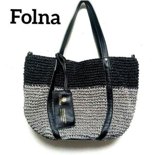 フォルナ(Folna)の使用 フォルナ Folna ペーパー レザーハンドルトートバッグ(トートバッグ)