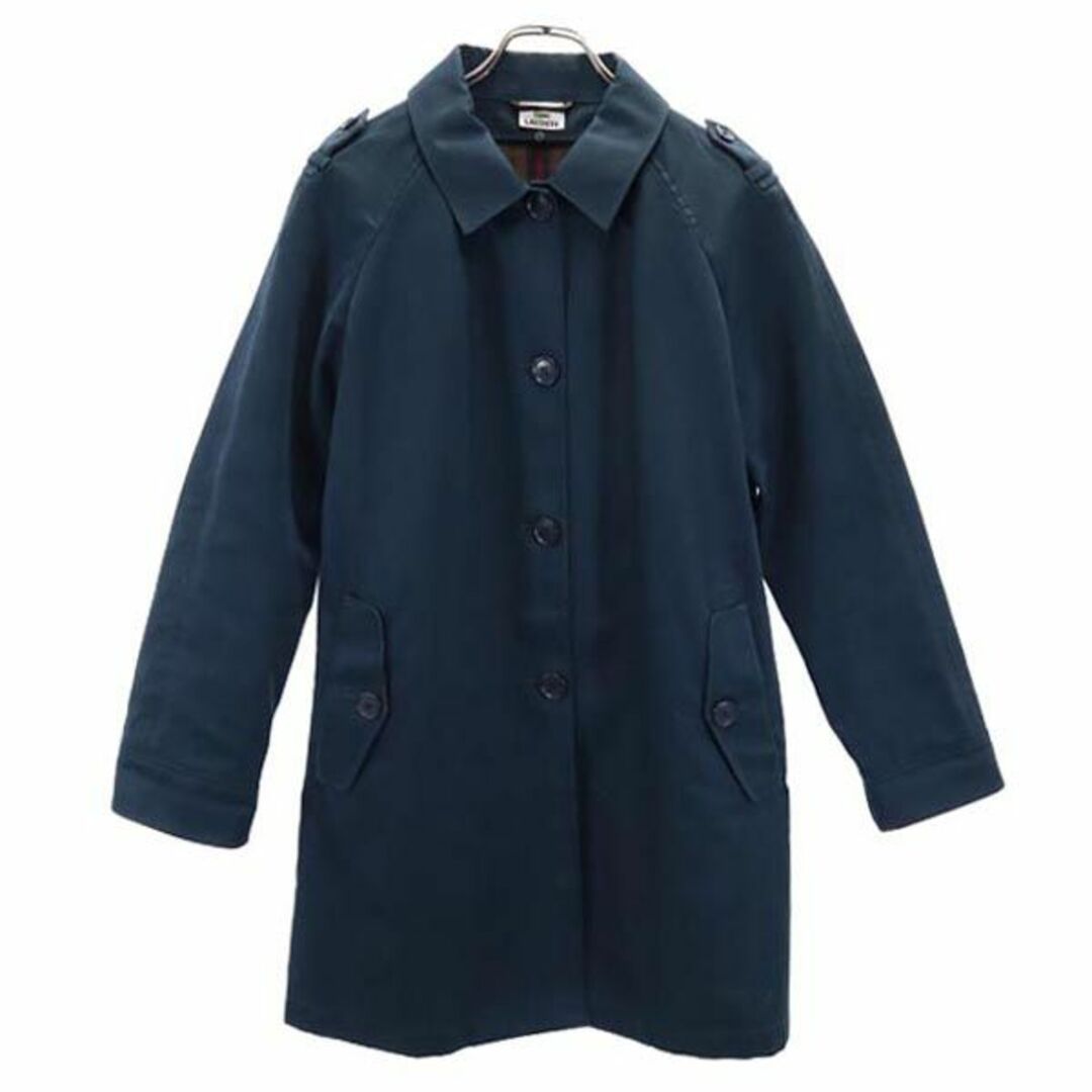 LACOSTE - ラコステ ステンカラーコート 42 紺 LACOSTE LACOSTE - ラコステ ステンカラーコート 42 紺 LACOSTE
