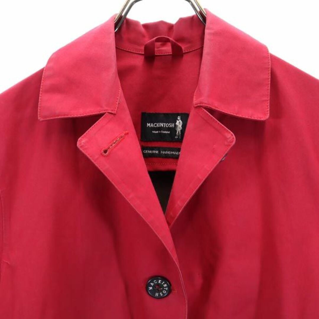 MACKINTOSH - マッキントッシュ ステンカラーコート 32 赤 MACKINTOSH - マッキントッシュ ステンカラーコート 32 赤