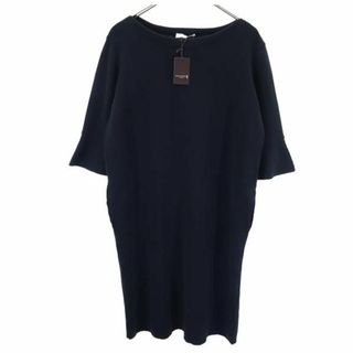 マッキントッシュ(MACKINTOSH)の未使用 マッキントッシュ 三陽商会 5分袖 ワンピース 40 ブラック系 Mackintosh レディース(その他)