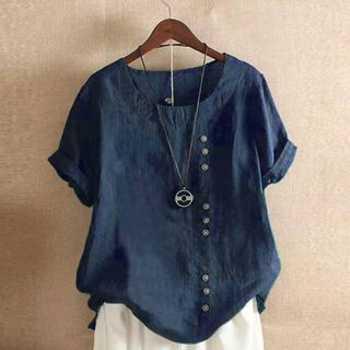 【並行輸入】トップス 半袖 春夏秋 kblouse24(シャツ/ブラウス(半袖/袖なし))