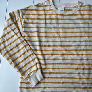 ザラキッズ(ZARA KIDS)のザラキッズ　ボーダーカットソー  160サイズ(Tシャツ/カットソー)