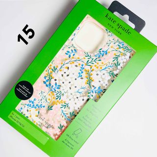 kate spade new york - ケイトスペード iPhone 15 ケース マルチフローラル ピンク ホワイト