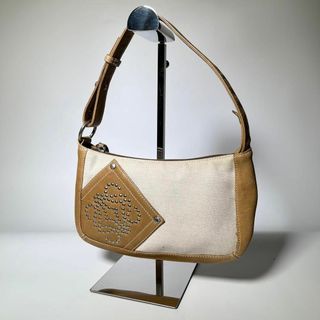 ロエベ(LOEWE)の✨【良品】✨LOEWE ロエベ ワンショルダーバッグ 革 ロゴ スタッズ(ショルダーバッグ)