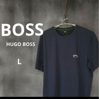 ヒューゴボス(HUGO BOSS)のHUGO BOSS　ヒューゴ・ボス　ワンポイントロゴプリントTシャツ　Lサイズ(Tシャツ/カットソー(半袖/袖なし))