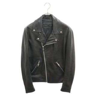 クロムハーツ(Chrome Hearts)のCHROME HEARTS クロムハーツ BASIC MOTO/ベーシックモト ダガージップライダース ラムレザージャケット ブラック 国内ギャラ付属(ライダースジャケット)