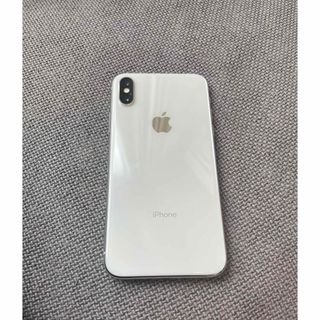 アイフォーン(iPhone)のiPhone X シルバー SoftBank 64GB 美品(スマートフォン本体)