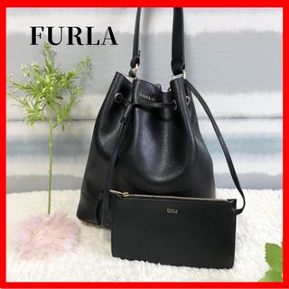 Furla - ポーチ付き！【FURLA】フルラ　STACY 巾着型トートバッグ　ハンドバッグ