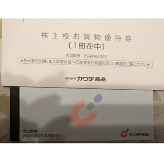 【しろぶどうさま専用】カワチ薬品 株主優待券  2冊（5,000円分✕2冊）(その他)