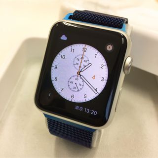 Apple Watch - アップルウォッチ 42mm apple watch シルバー 本体 SPORT