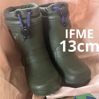 イフミー(IFME)のIFME 長靴　13cm カーキ(長靴/レインシューズ)