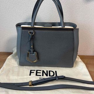 フェンディ(FENDI)のFENDI プチトゥージュール　グレー　フェンディ　2way　ショルダー(ハンドバッグ)