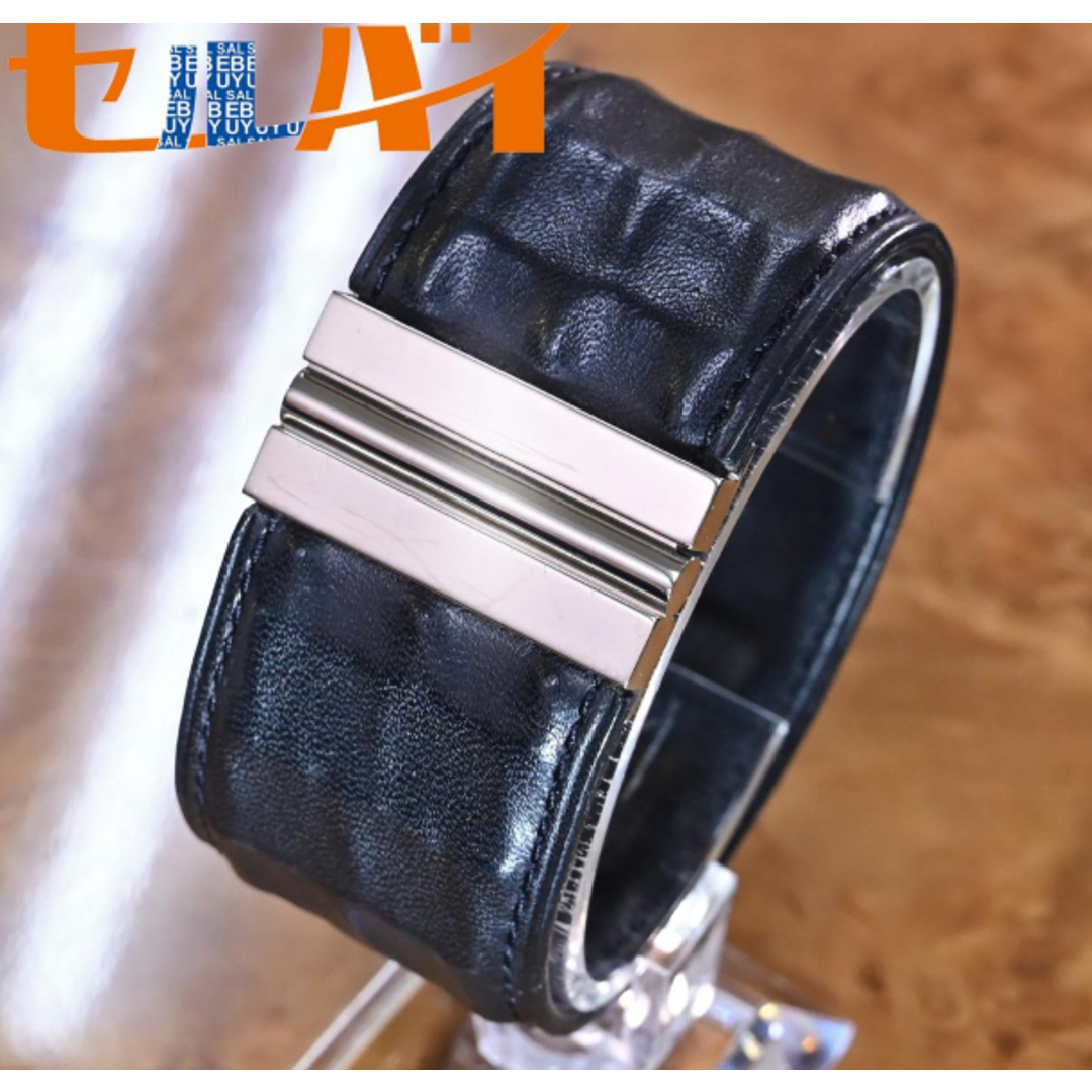 【冬バーゲン★特別送料無料!】 Hermes - 本物 超美品 エルメス 極希少素材 ドゥイッチ ブレスレット、バングル
