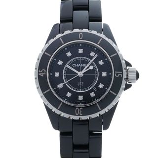 シャネル(CHANEL)のシャネル  J12 33mm 12Pダイヤ 腕時計(腕時計)