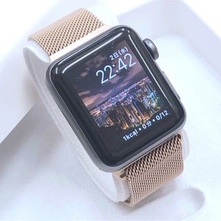 アップルウォッチ(Apple Watch)のApple Watch シリーズ3  /38mm 黒 アップルウォッチ(その他)