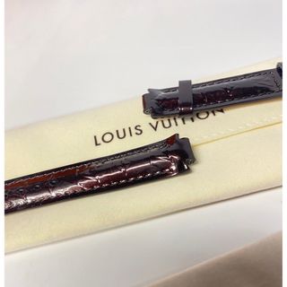 LOUIS VUITTON - 新品 ルイヴィトン タンブール 純正ベルト 15mm レディース　パープルレザー