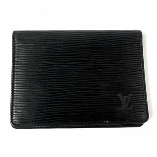 ルイヴィトン(LOUIS VUITTON)のLOUIS VUITTON ルイヴィトン　エピ　カードケース　名刺入れ　ブラック(名刺入れ/定期入れ)