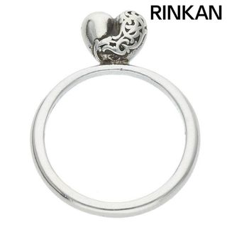 クロムハーツ(Chrome Hearts)のクロムハーツ  BUBBLGM HEART/バブルガムハートスタンドアップ シルバーリング メンズ 7号(リング(指輪))