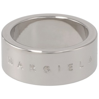 エムエムシックス(MM6)のエム エム シックス メゾン マルジェラ MM6 MAISON MARGIELA リング ミニマルロゴ 8mm幅 ワイド 指輪 SM6UQ0036 SV0186 951(リング(指輪))