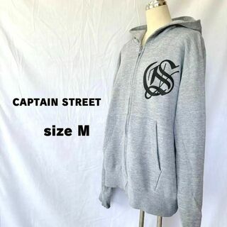 captain street キャプテンストリート ロゴパーカー スウェット M(パーカー)