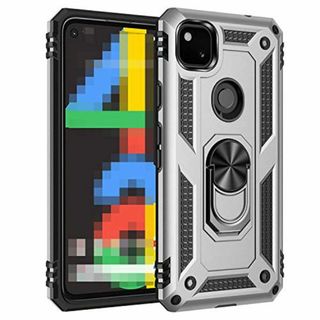 【サイズ:Pixel5_色:シルバー】Pixel5用 ケース/カバー 耐 TPU(その他)